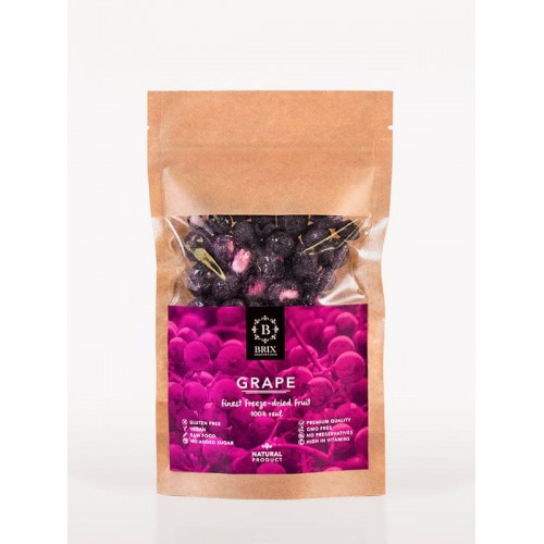 Mrazom sušené hrozno 75g - priehľadný